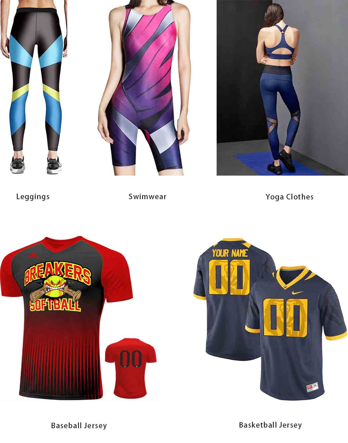 laser cutting Sublimation Apparel