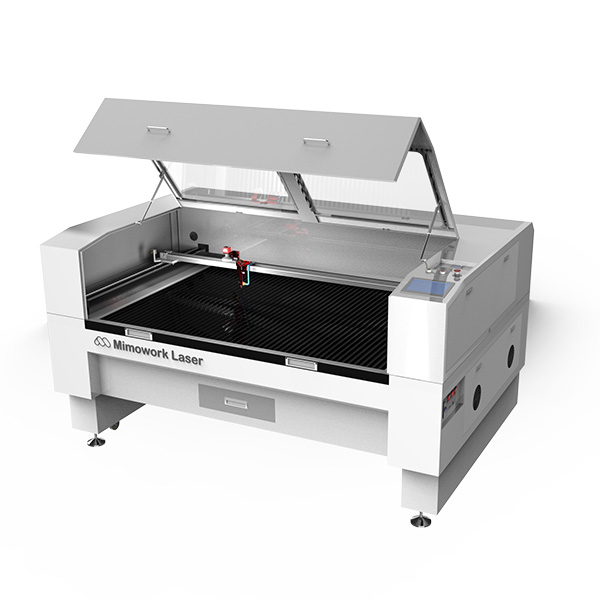 Flatbed laser cutter 130 with 1300 × 900 mm working area for material cutting.